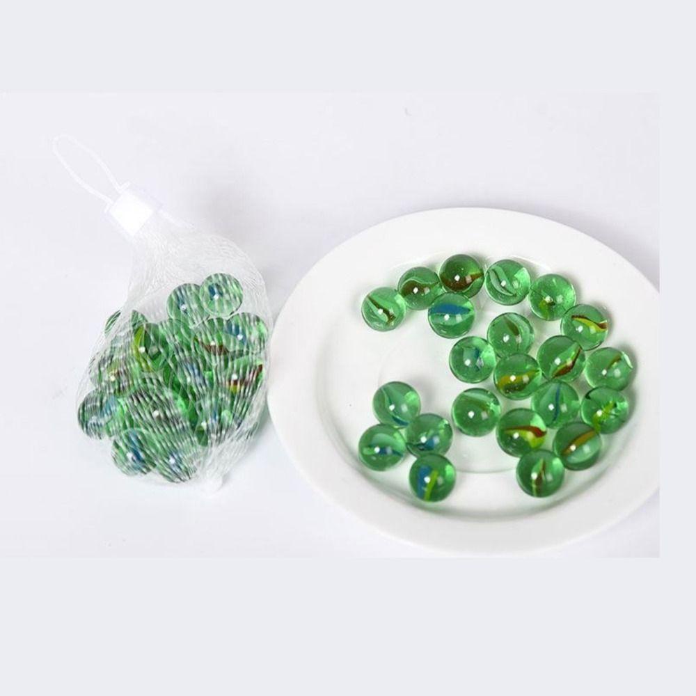 Mxbeauty Kaca Kelereng Cream Konsol Game Bola Mainan Kelereng Tepuk Mainan Anak Outdoor Bermain Glass Beads Bounce Ball