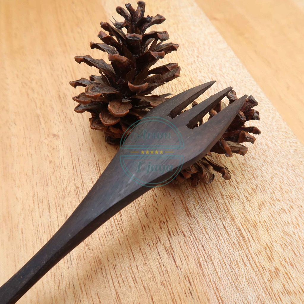 Garpu Buah Kayu Fruit Fork Sendok Buah Garpu Souvenir Sendok Souvenir