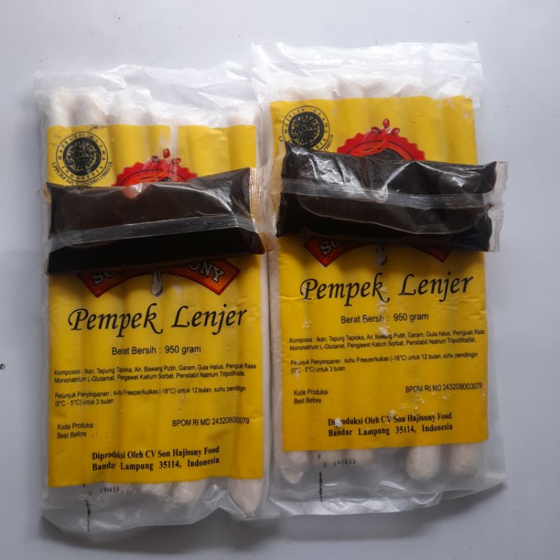 

Pempek lenjer murah enak dan lezat produk sony lampung
