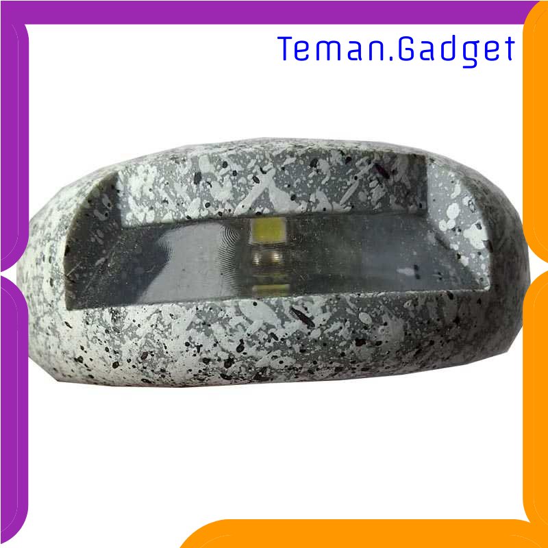 TG - LMP SOLLED Lampu Taman Hias Path Light Fake Stone Solar IP44 Cool White - GA-002