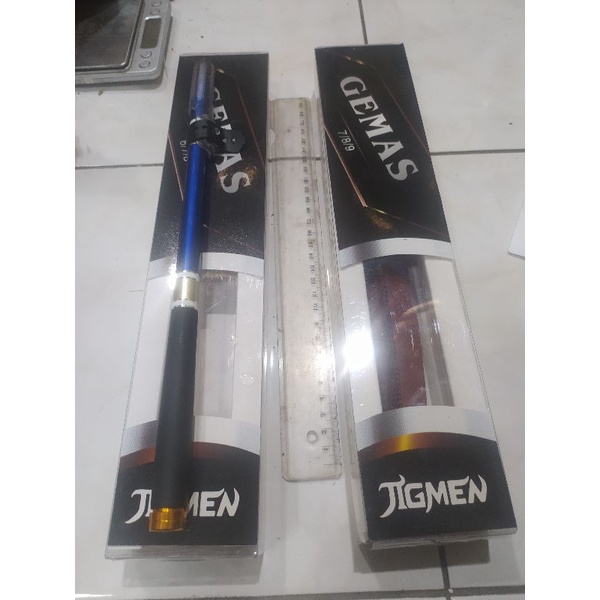 KLUNTHUNGSHOP joran pancing tegek carbon ruas pendek 30 cm jigmen gemas zoom 240 270 murah laris sem