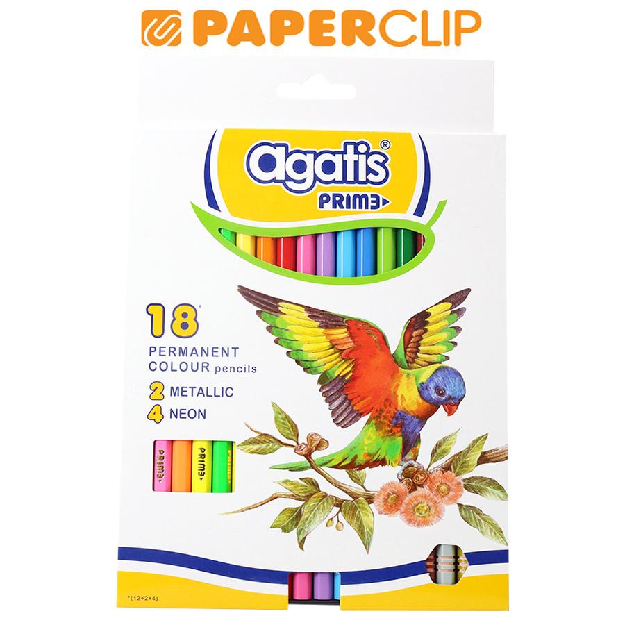 

PENSIL WARNA AGATIS HEXAGONAL PRIME 18 COLOR