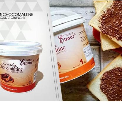 

◌ READY STOK Guys..Elmer Chocomaltine Crunchy 1 Kg (Kemasan Original) ♦