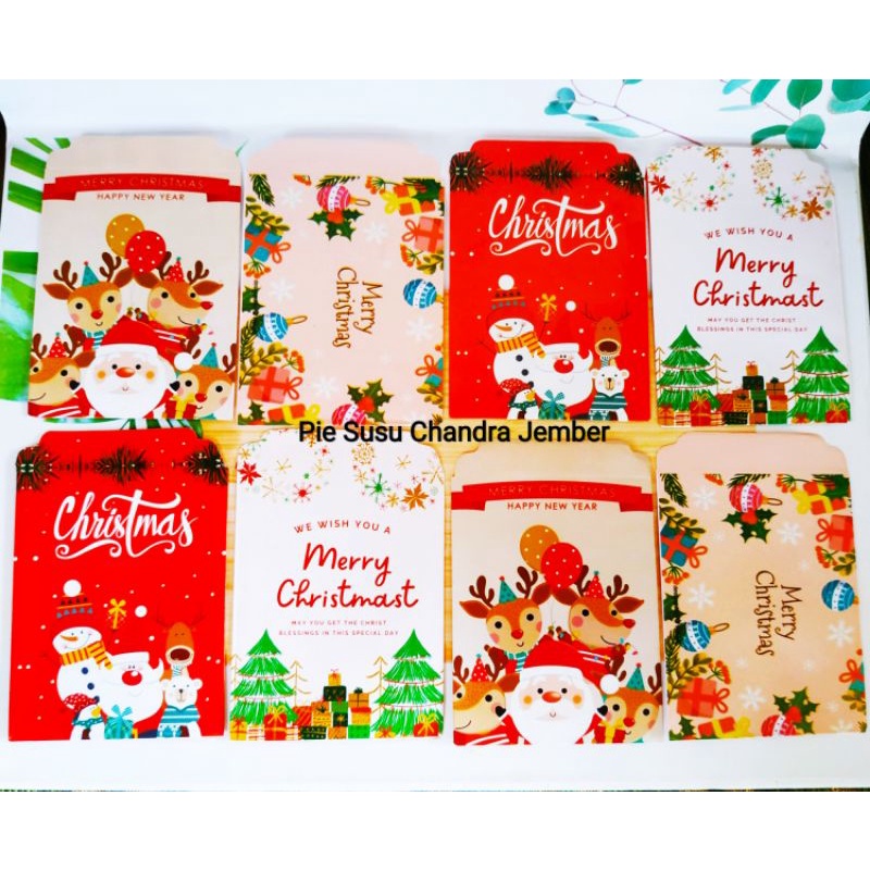 Angpau Natal Premium | Angpau Merry Christmas | Amplop Natal | Amplop Natal Lipat 1x