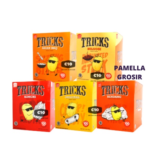 

TRICKS BISKUIT KENTANG POTATO BAKED CHIPS - NETTO 10 PCS X 20GR