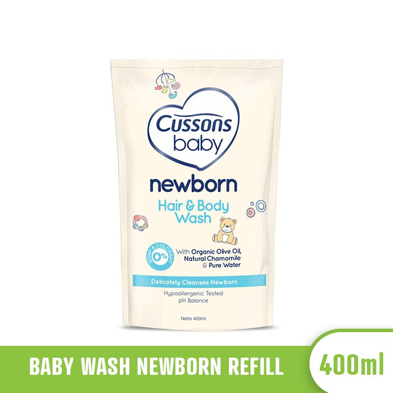 CUSSON BABY BABY WASH 400 NEWBORN REFILL