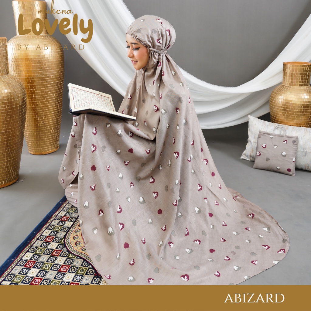 Abizard Mukena Bali Dewasa Rayon Premium GRACELLA Ukuran Standrt Jumbo