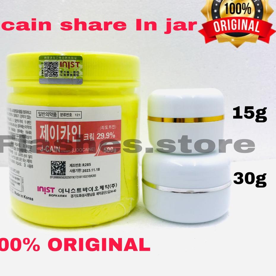 ✨BIG SALE✨ JCAIN Share in jar ANESTESI CREAM ECER 15g & 30g ?