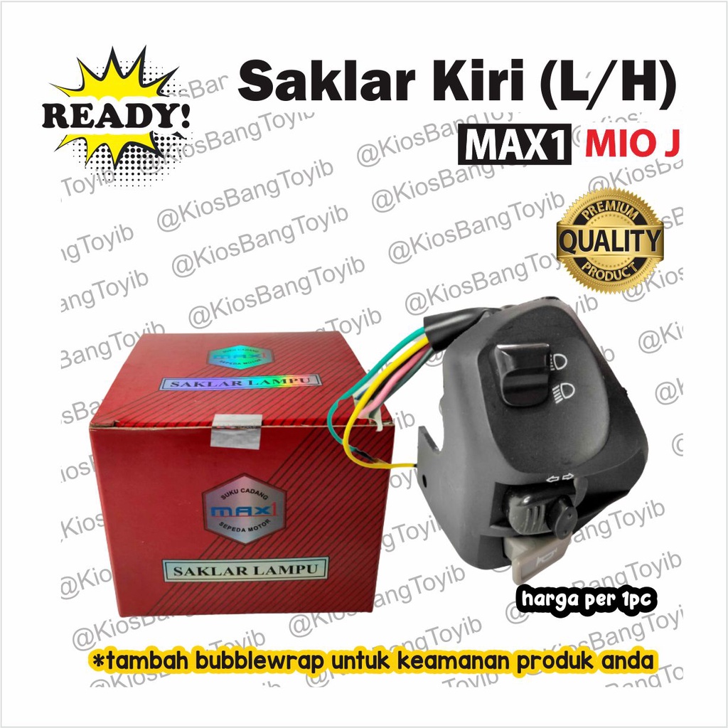 Saklar Holder Handle Switch Kiri Yamaha MIO J (L/H)  (-MAX1-)