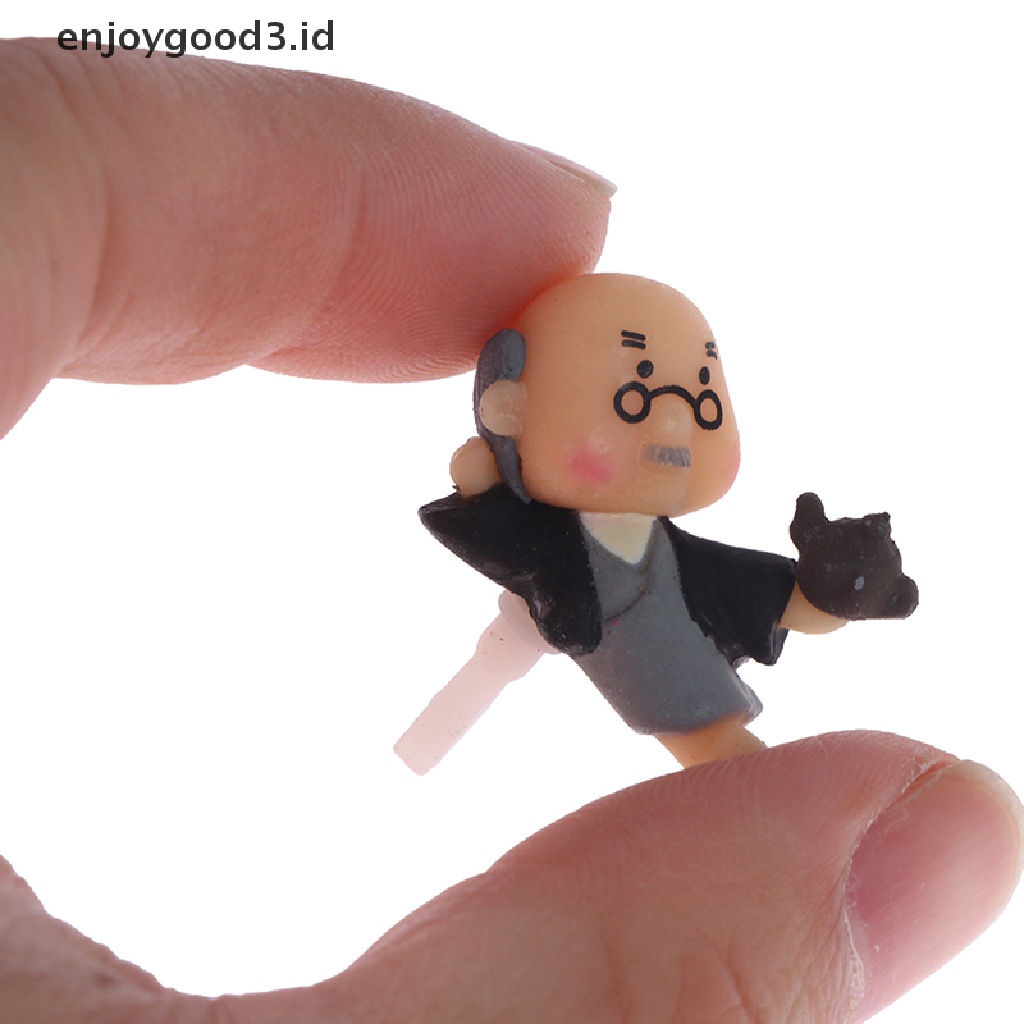 【 Rready Stock 】 1Pc Cartoon Old Man Earphone Dust Plug 3.5mm Jack Anti Dust Cap Interface Dust Protection Phone Plug Cell Phone Accessories （ ID ）