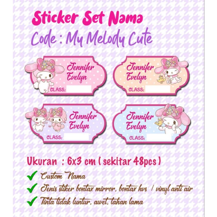 

Stiker Label Nama
