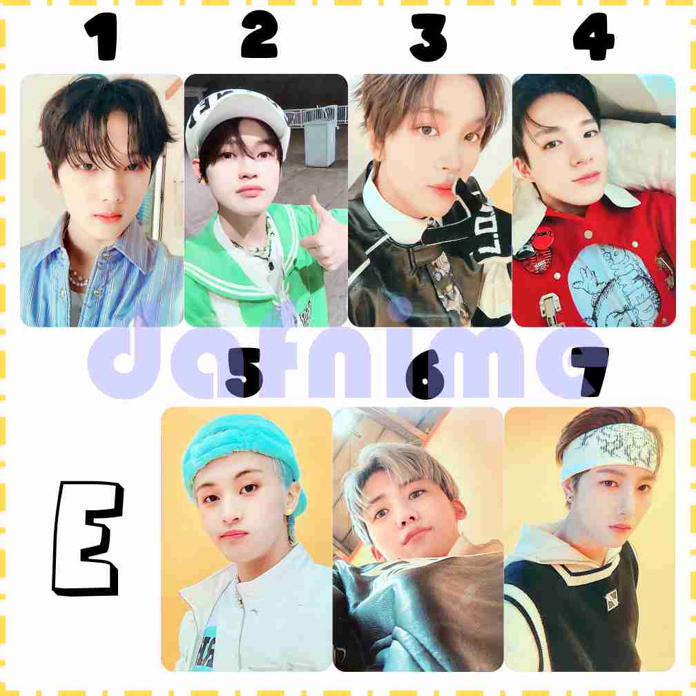 photocard nct dream unofficial versi candy pob