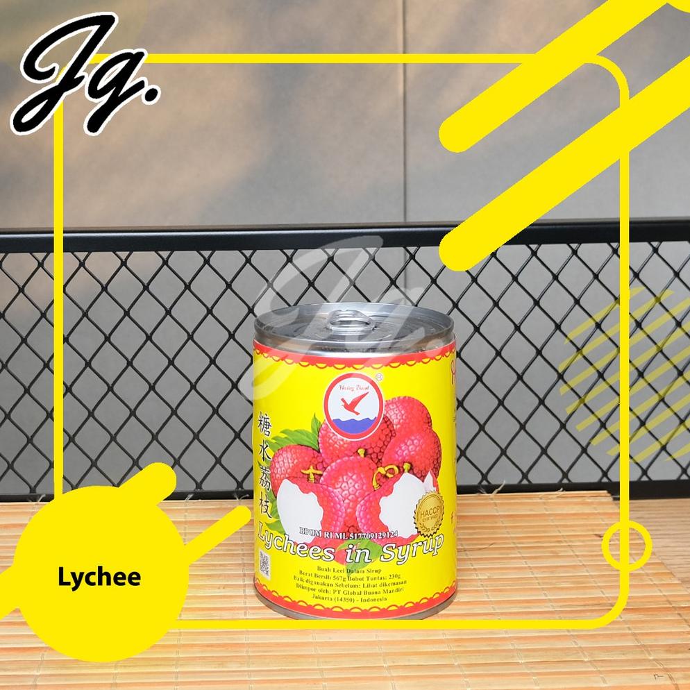 

acp08 Lychee kaleng Herring Brand / Lychees In Syrup / Buah leci Kaleng 565 gr .,,.,.,