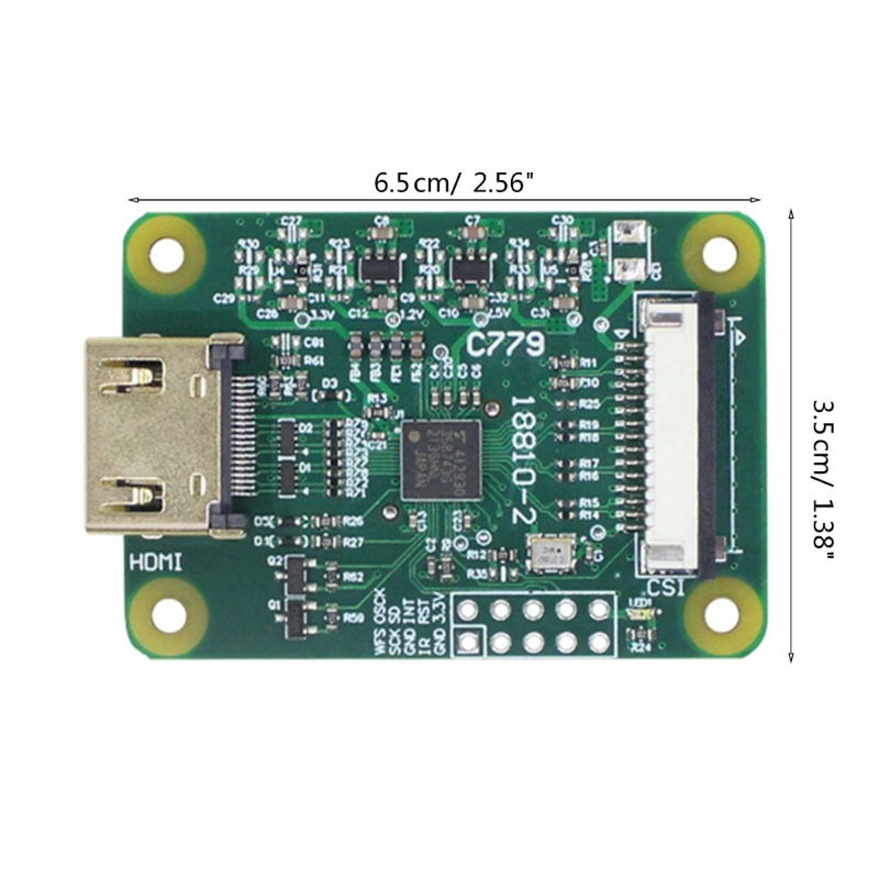 Adaptor zzz Ke CSI-2 1080p25fps Dukungan Untuk Raspberry Pi 4B/3B+/ 3B/Pi Zero/W/2W