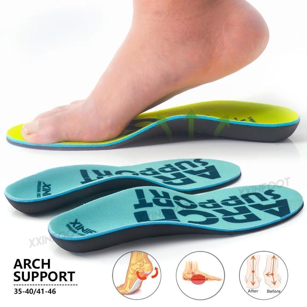 1 Pasang EVA Arch Dukungan Bantalan Tumit Orthotic Olahraga Insole Insert Sepatu Pad Unisex Perawatan Kaki