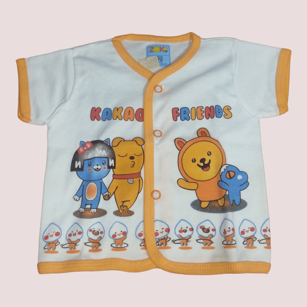 Baju Bayi Lengan Pendek Karakter Zoko