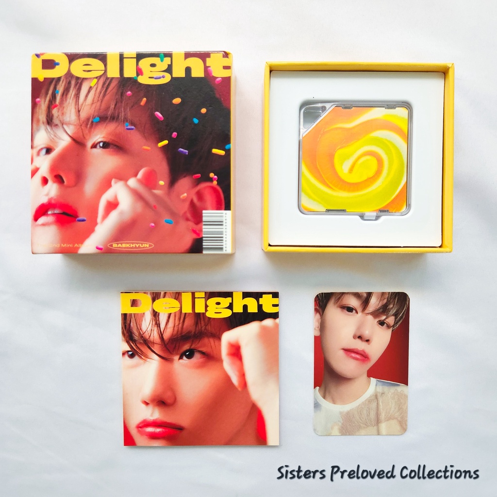 Ready Stock (UNSEALED) EXO : Baekhyun - 2nd Mini Album [DELIGHT] Kit Package / Kihno (Honey Ver.)