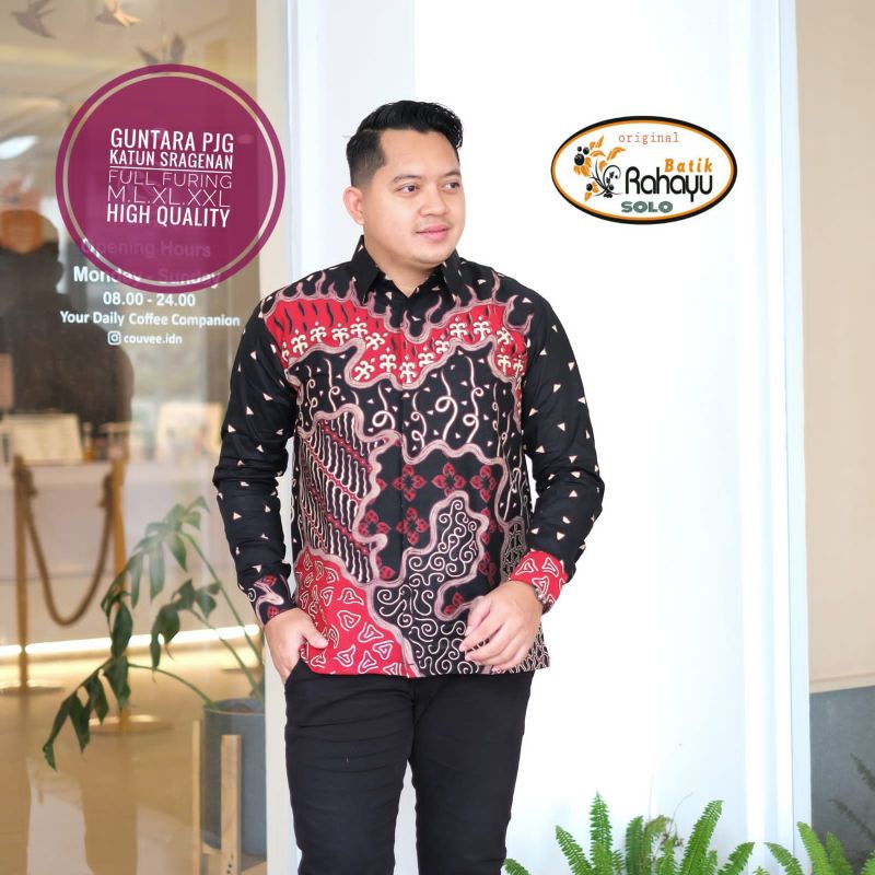 Batik Pria Lengan Panjang Batik Alisan Limited Spesial Premium Premium Terbaru Edisi Terbatas MTF06