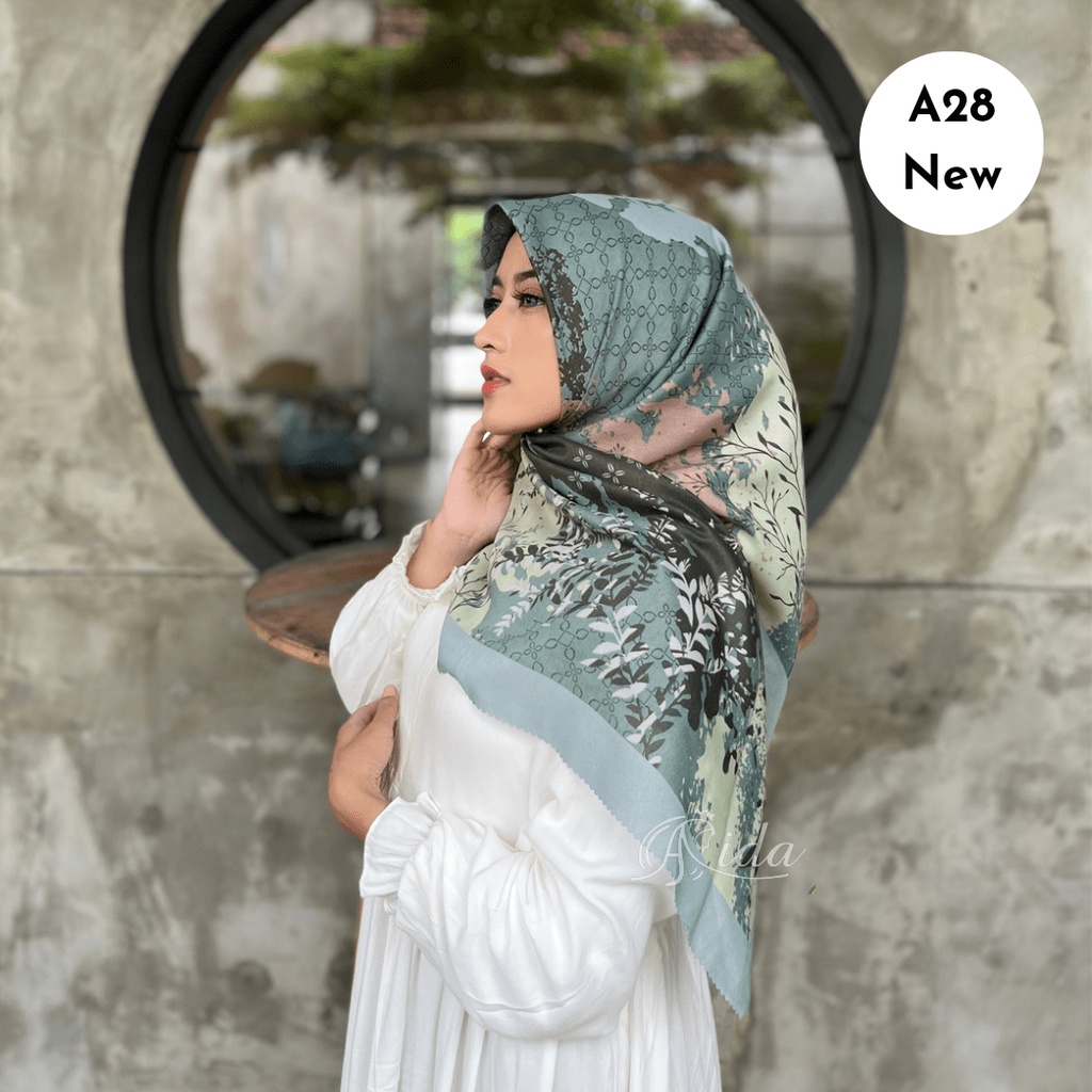 Voal Motif Lasercut Signature Scarf Printing Voal Lasercut Premium Hijabbyaida