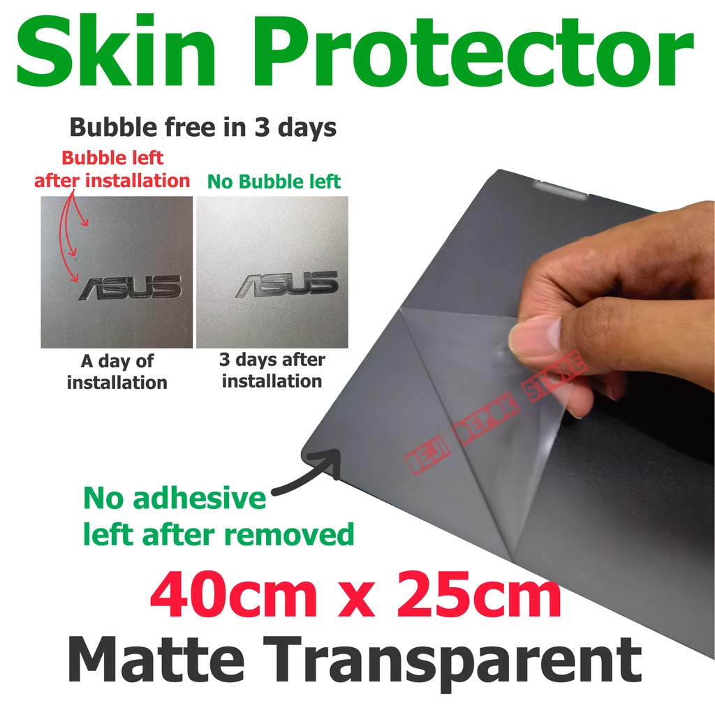 Garskin Pelindung Skin Laptop Anti Gores Body Laptop transparan matte