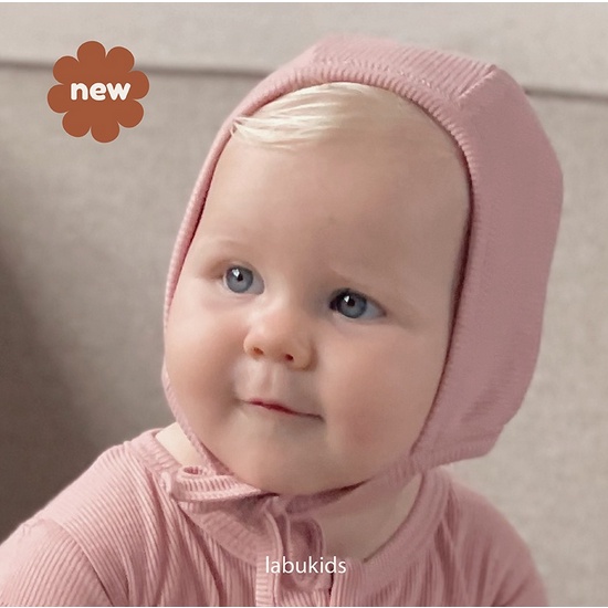 Labu Kids Hat Bonnet - Topi Bayi Topi Anak Bayi Newborn Lucu Aksesoris Kepala Rambut Baby Hood