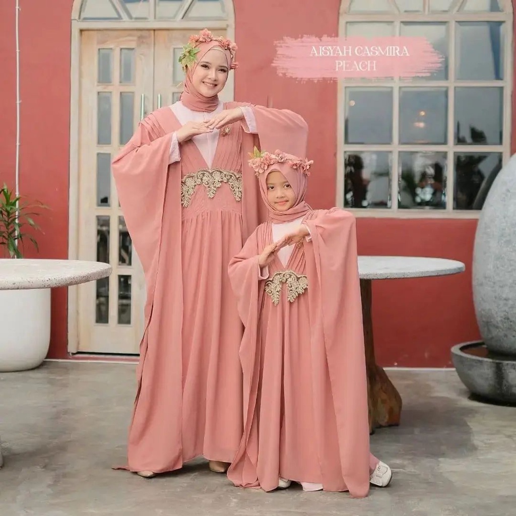 Baju Couple Lebaran 2023 Model Gamis Ceruty  Ibu Dan Anak Premium Baju Couple Mom And Kids Premium Inner Dan Outer Gamis Muslim Maxy Couple Ibu Dan Anak Umur 8 9 10 11 Tahun Set Pakaian Couple Lebaran Terbaru