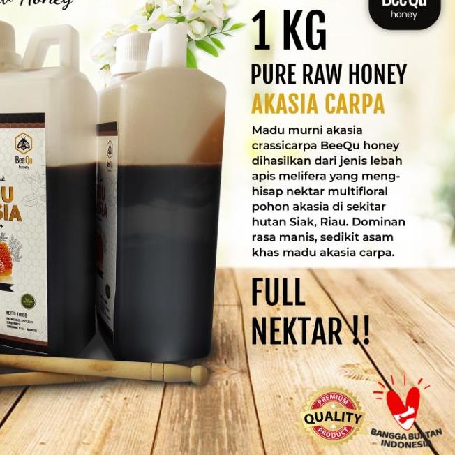 

◊ Murni Asli Akasia Carva Carpa Riau 100% Pure Raw Honey - BeeQu Honey ☼