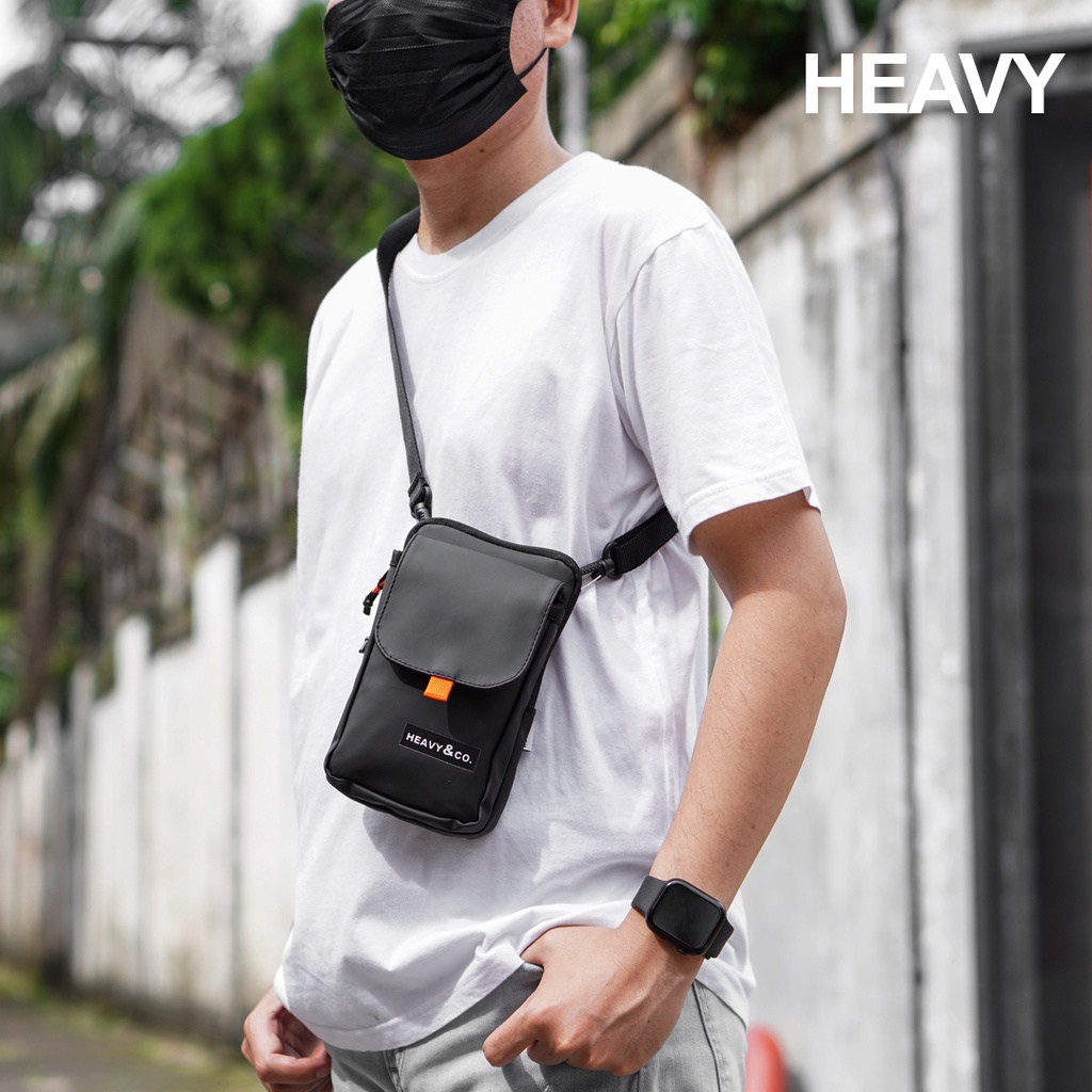 Heavy Pouch Wallet Phone Waterproof | Tas Selempang Hp Heavy | Sling Pouch Bag Handphone