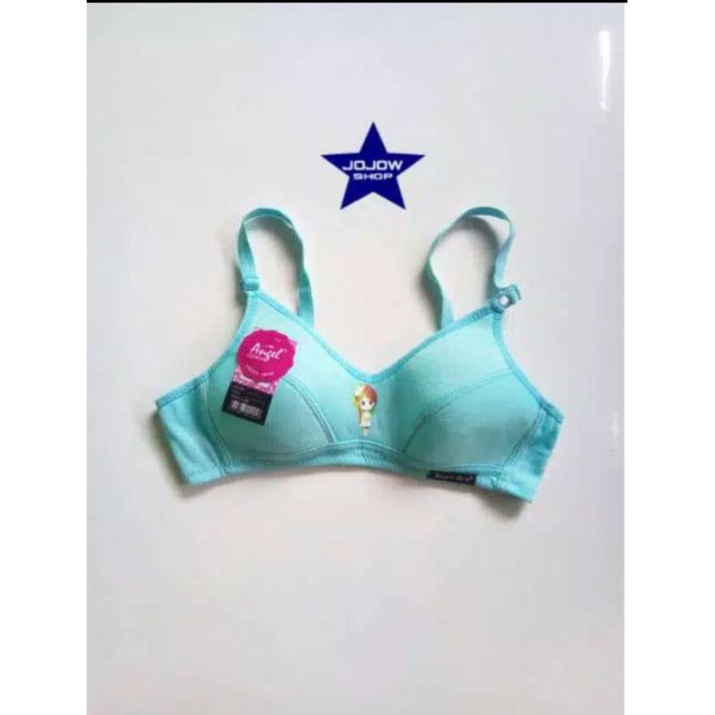 6 PCS/Grosir Lusinan Bra remaja Angel - bh ABG tanpa busa Kait Dua TOKO KEANULOVA