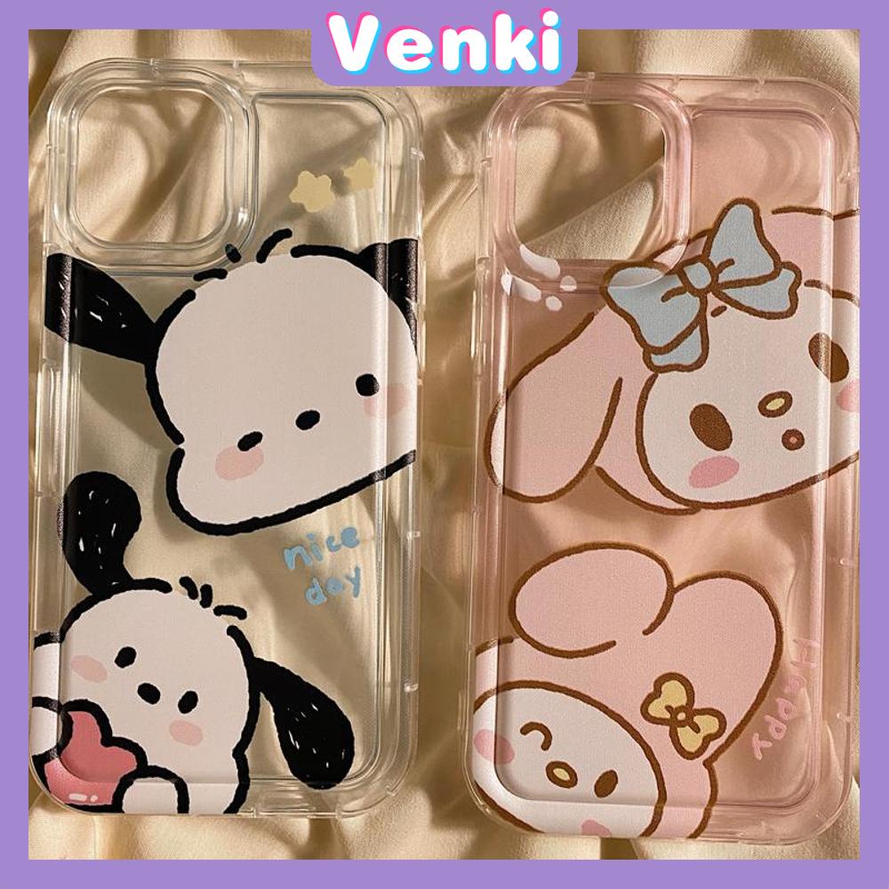 Case iPhone 14 Pro Max Soft TPU Clear Jelly Airbag Case Cute Cartoon Couple Animals Camera Protection Shockproof For iPhone 14 13 12 11 Plus Pro Max 7 Plus X XR