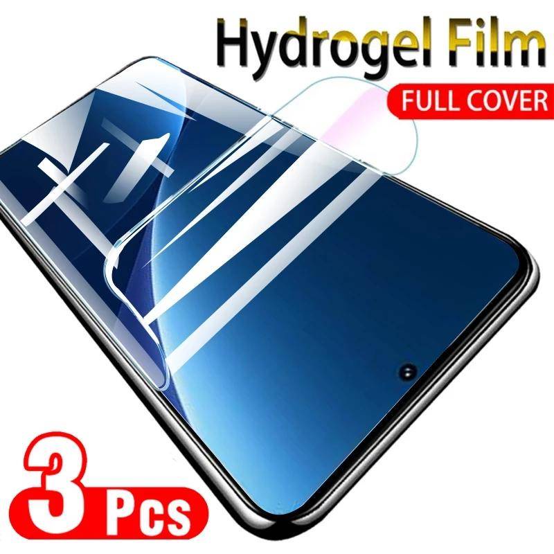 3pcs Film Hydrogel Untuk Redmi Note7 8 8T 8A 9T 9S 10 10s 11 11s Pro Max 4G 5G Film Pelindung Layar