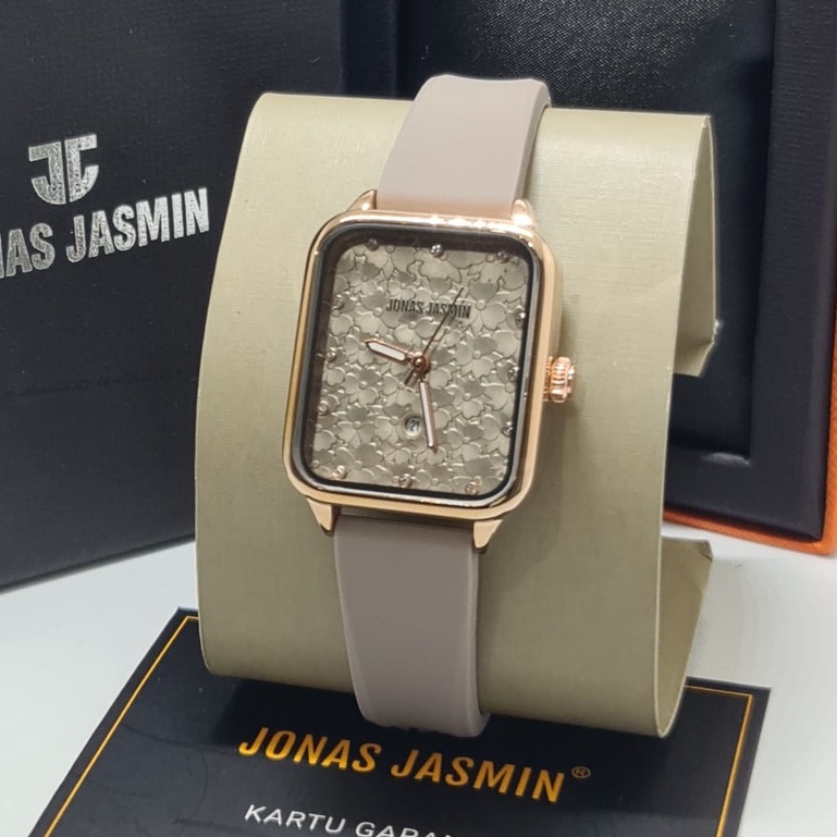 Jam Tangan Wanita Jonas Jasmin 2228 Analog Silikon Rubber Karet Original