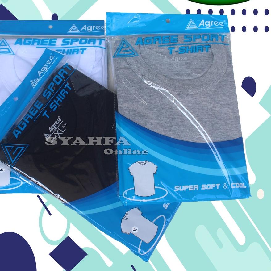 Special Kaos Oblong Pria / Kaos Dalam / Kaos / Oblong Pria Sa 006 / Agree / Kaos Pendek / Kaos Dalam