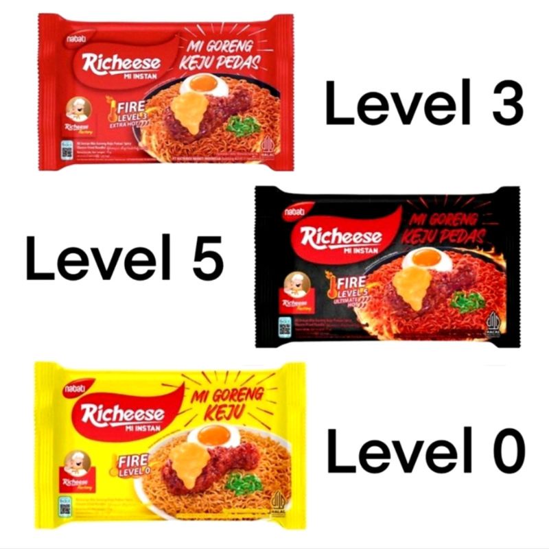 

Richeese Mie goreng Keju