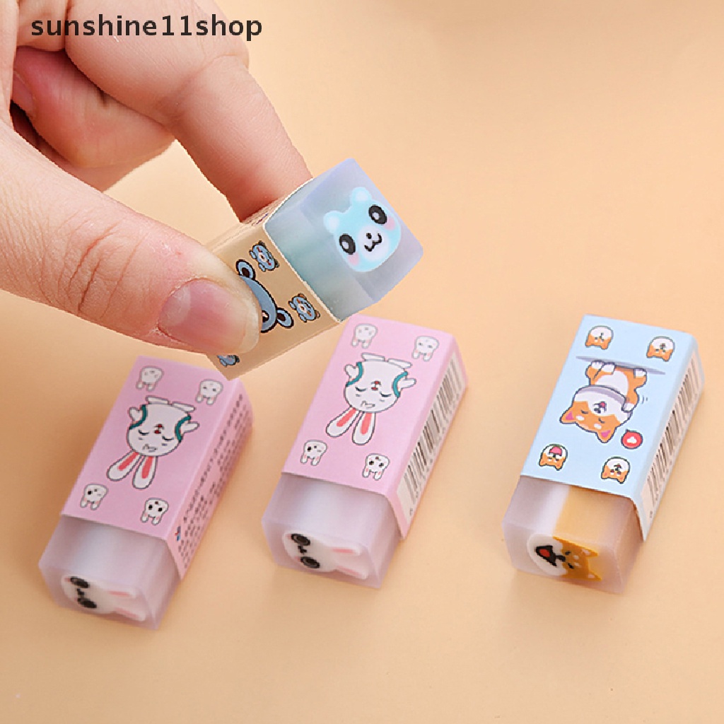 Sho Erasers for kids eraser stationary kawaii Alat Tulis Perlengkapan Alat Tulis Perlengkapan Sekolah Sekolah Sekolah N