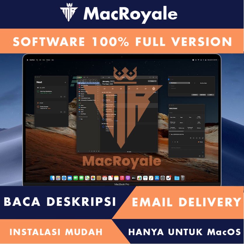 [MacOS] GoodTask Full Version Lifetime Full Garansi