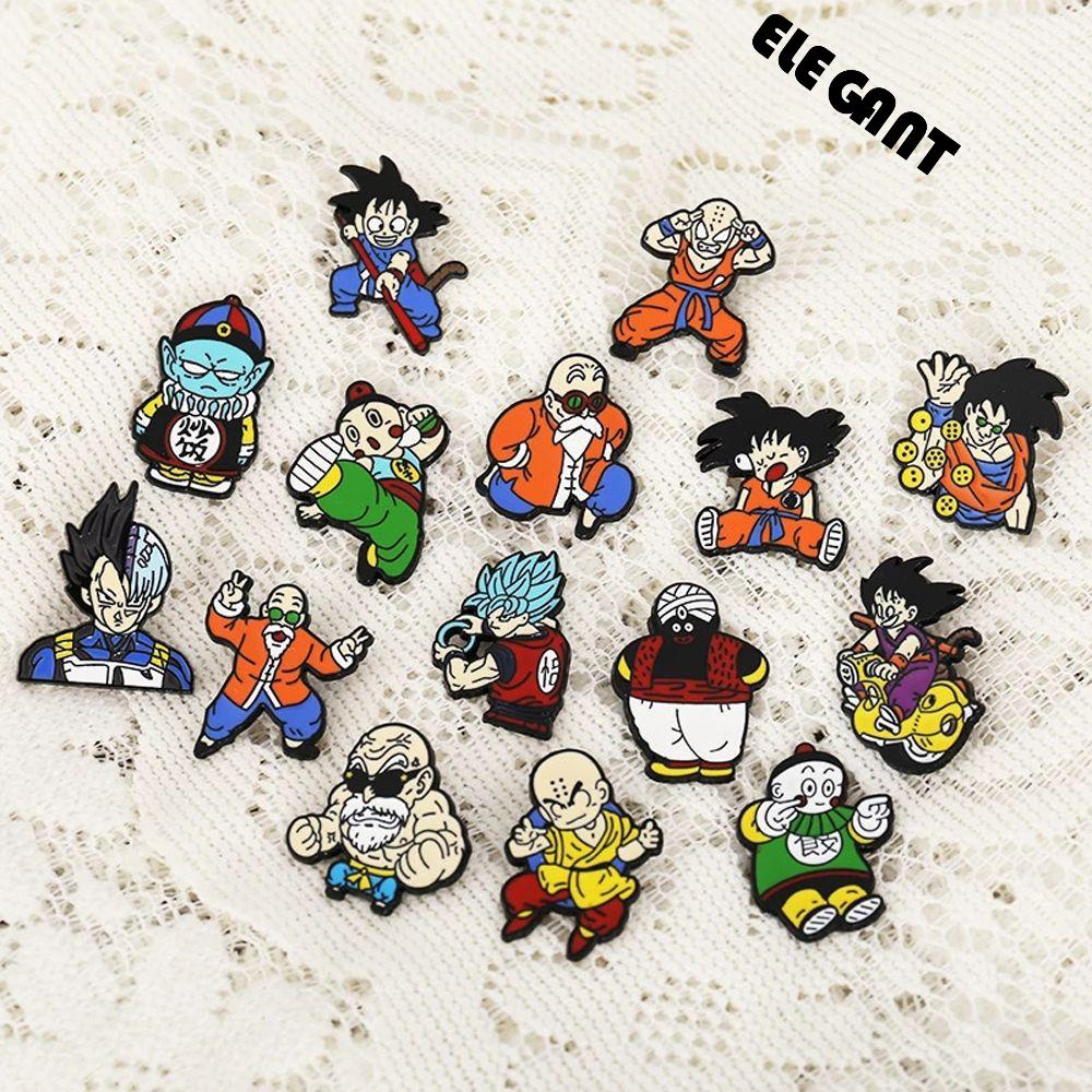 [Elegan] Dragon Ball Lapel Pin Ransel Hadiah Jaket Pin Pramuka Legion Dekorasi Lencana Lencana Pin Anime Badge