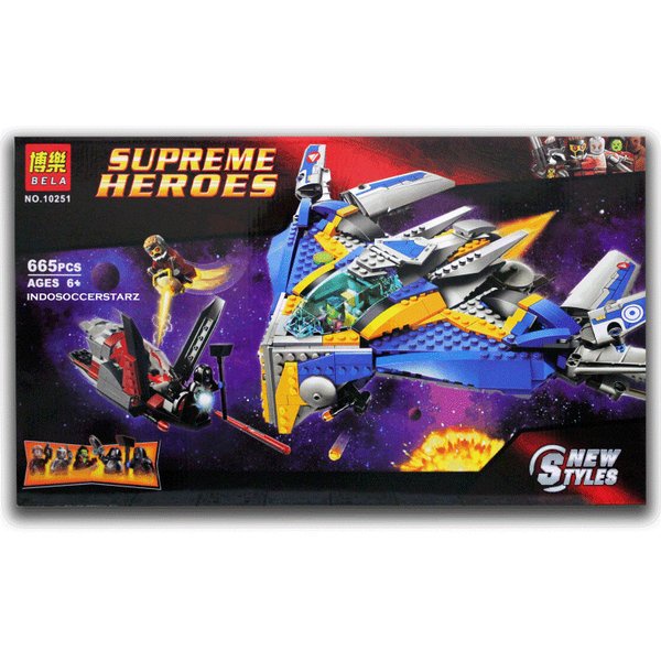 Mainan Lego Bela Super Heroes 665 PC 10251