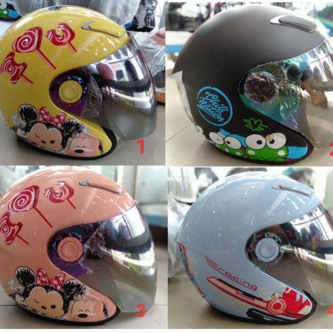 HELM ANAK -ANAK MEREK DNS MOTIF 3-9 TAHUN