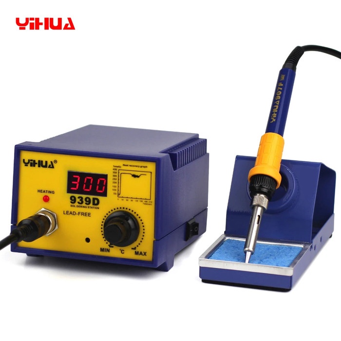 Original YIHUA 939D Soldering Solder Station Untuk Servis IC LAB HP