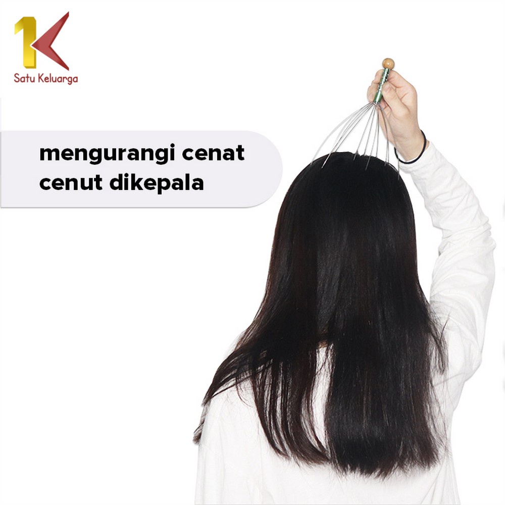 Satu Keluarga Peralat Pijat Kepala Terapi Kesehatan C636 Terapi Refleksi Kepala Massage Kesehatan Anti Sakit Kepala Pusing Portable-2