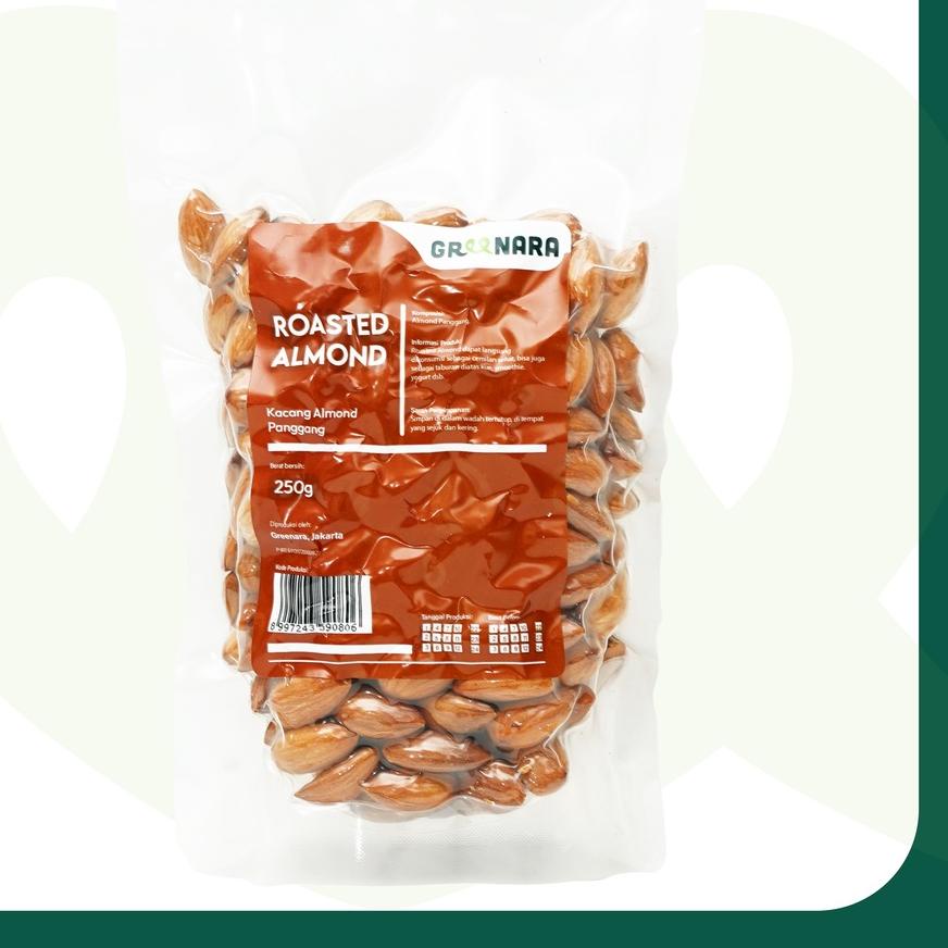 

۝ Roasted Almond 250gr / almond panggang 250 gram ☚