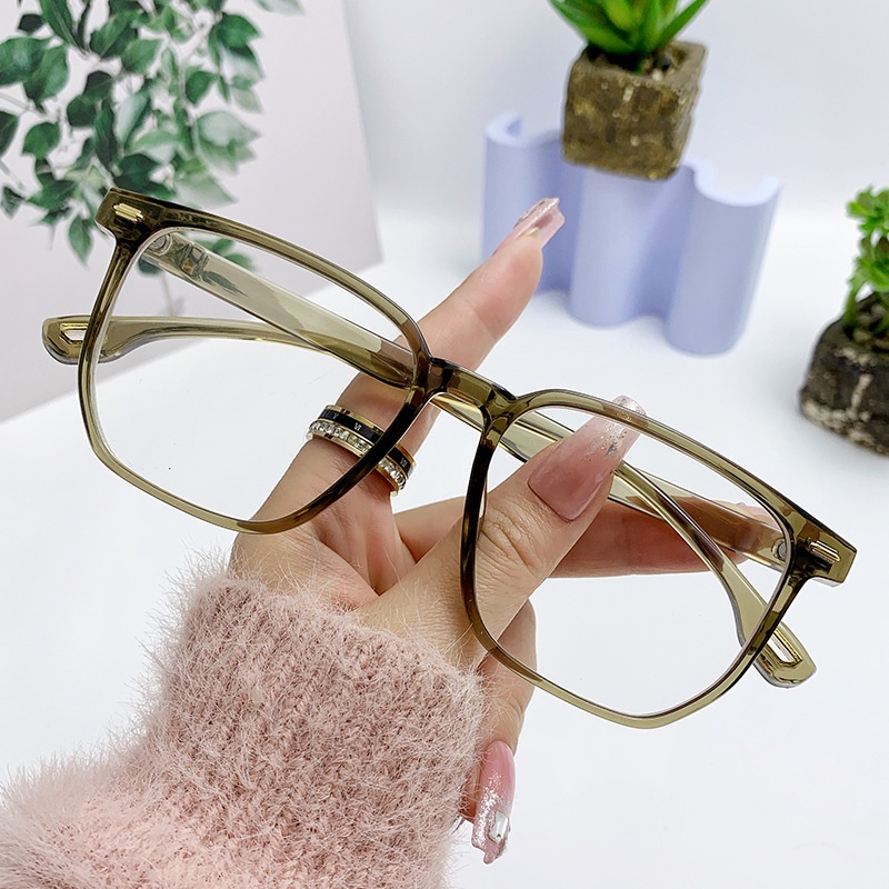 0-600°Kacamata Miopia Dengan Kekuatan Anti Cahaya Biru Memblokir Kacamata Transparan spectacles Kacamata Gaming Komputer Eyeglasses Frame