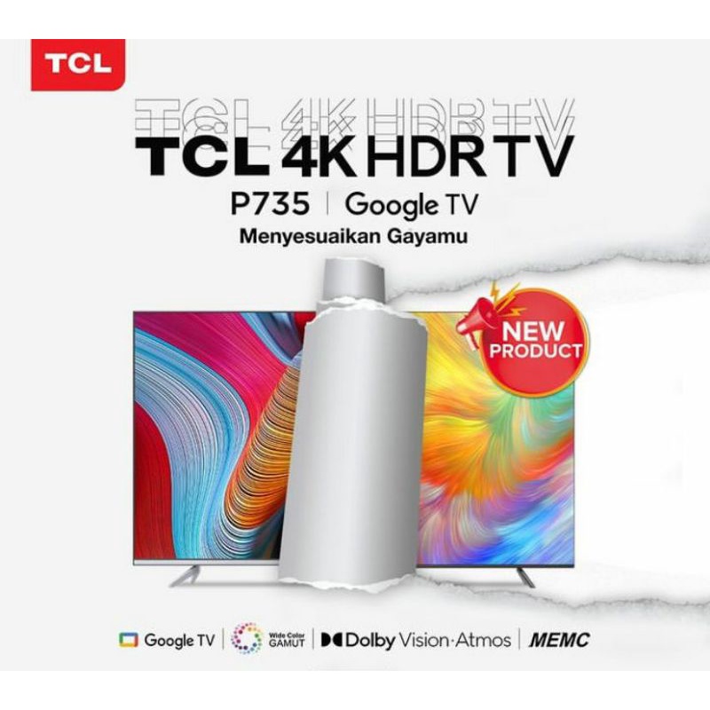 Google TV TCL 75 inch P735