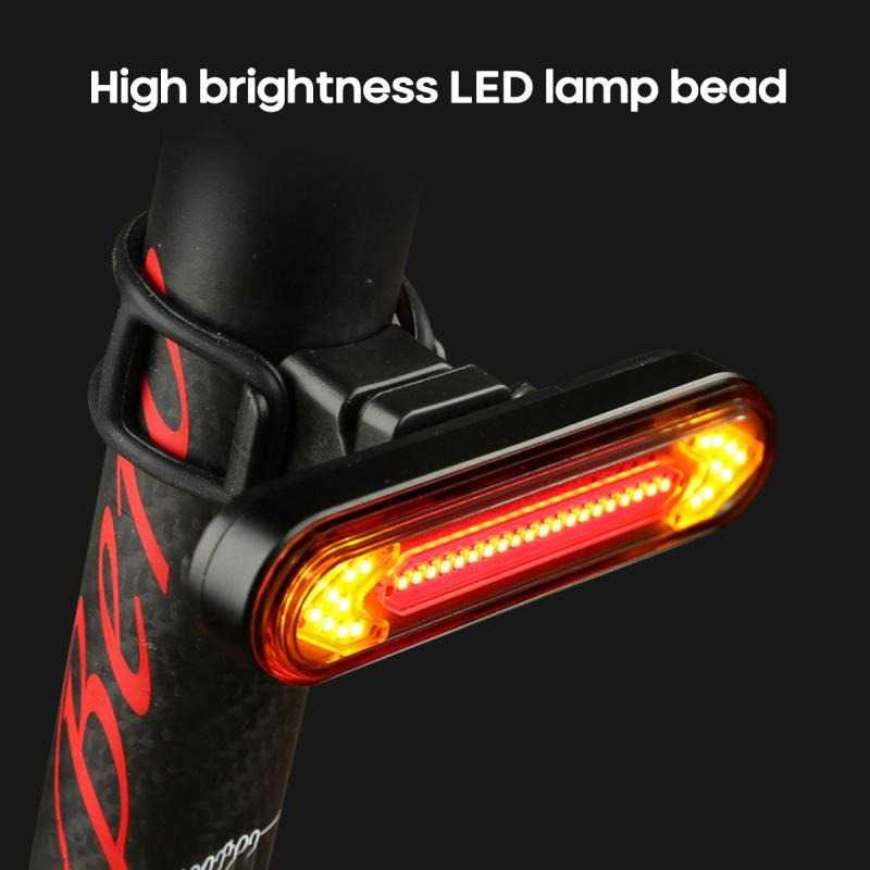 SPCR Lampu Belakang Sepeda COB LED Bike 500 mAh with Remote BK600
