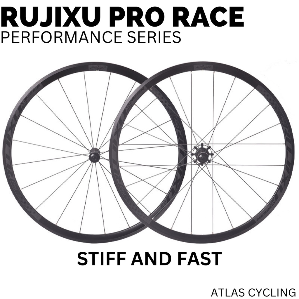 Rujixu Pro Race Wheelset 700c Rim Brake 30mm 40mm High Flange Hub Road