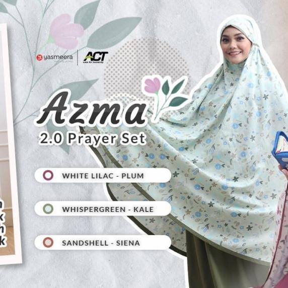 Mukenah Azma Prayer Set By Yasmeera Brand