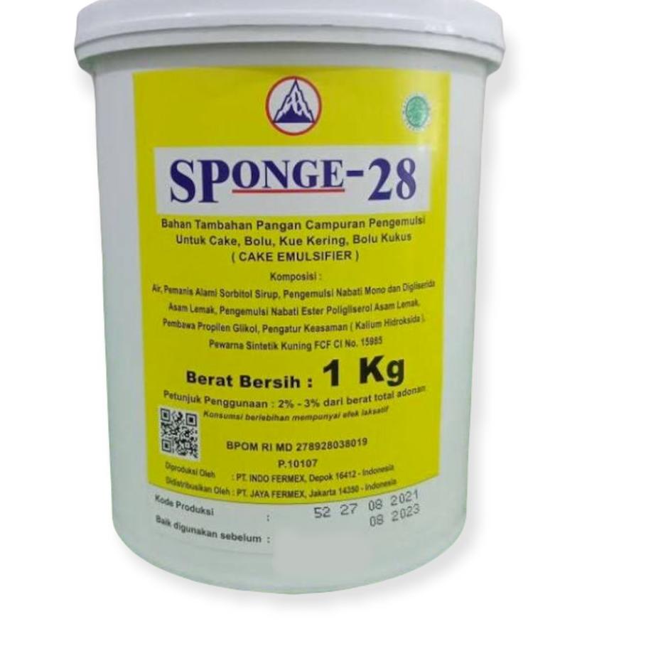 

▲ Sponge-28 SP Pengembang Kue 1Kg Cake Emulsifier ★