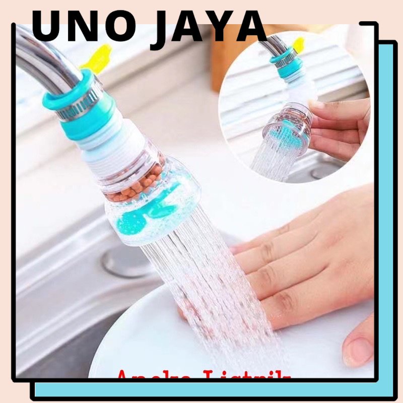 ACEH.UNO 114319  SARINGAN AIR FAUCET FLASH / SAMBUNGAN KRAN FLEXIBLE FILTER AIR ANTI SPLASH SHOWER