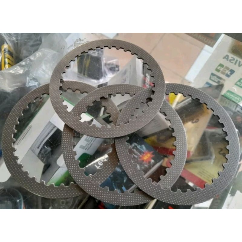 plate kopling klx racing plat gesek kopling klx type bintik lebih kesat anti slip